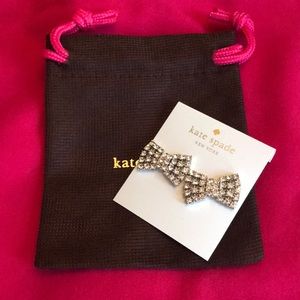 Kate Spade sparkling bow earrings